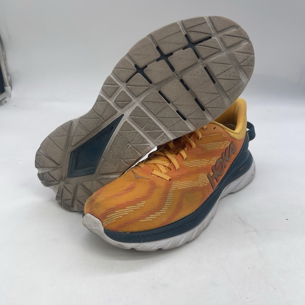 Hoka Mach Supersonic Shoes Mens 12 D Orange Running 6 Orange Comfort Supportive